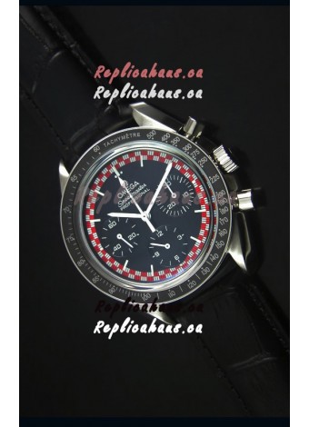Omega Speedmaster Tintin Moon Swiss Replica Watch with Leather Strap