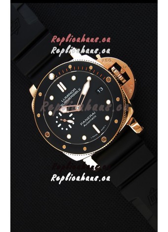 Panerai Luminor Submersible 3 days PAM684 Rose Gold Swiss 1:1 Mirror Replica Watch 