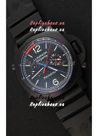 Panerai Luminor Regatta Japanese Replica Watch in PVD Case