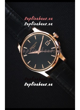 Patek Philippe #Ref 5227 Yellow Gold Watch in Black Dial 1:1 Swiss Replica Watch 