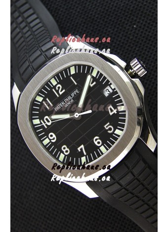 Patek Philippe Aquanaut 5167A-001 Swiss Replica Watch Black Dial - 1:1 Mirror Edition 