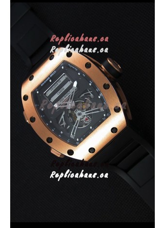 Richard Mille RM069 Tourbillon Erotic Pink Gold Case Replica Watch 