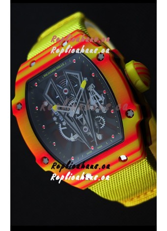 Richard Mille 27-03 Tourbillon Rafael Nadal Forged Carbon Swiss Replica Watch 