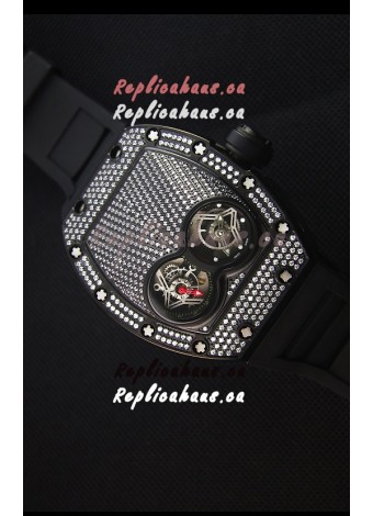 Richard Mille RM053 Tourbillon Pablo Mac Donough Swiss Replica Watch in PVD Case