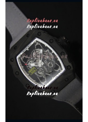 Richard Mille RM35-01 Rafael Nadal Edition Swiss Replica Watch Grey Nylon Strap
