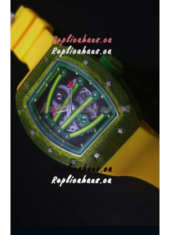 Richard Mille RM059 Yohan Blake Edition Swiss Replica Watch in Green Bezel