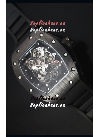 Richard Mille RM055 Ceramic Case Watch in Black Inner Bezel