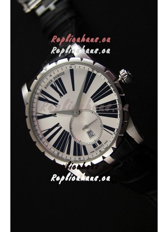 Roger Dubuis Excalibur RDDBEX0460 Steel White Swiss Replica Watch 