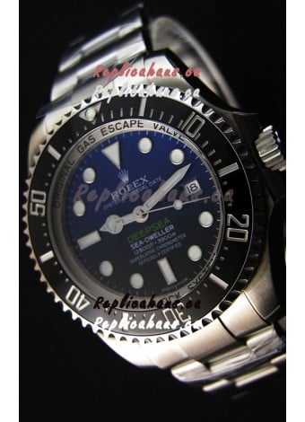 Rolex Sea-Dweller REF# 116660 Deep Sea Blue Swiss Replica 1:1 Mirror - Ultimate 904L Steel Watch 