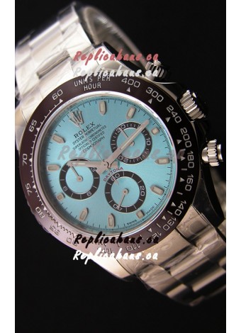 Rolex Cosmograph Daytona 116506 ICE BLUE Dial Original Cal.4130 Movement - Ultimate 904L Steel Watch 