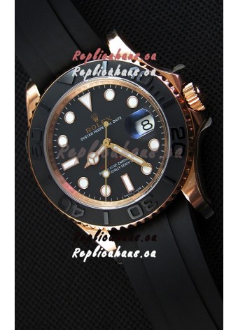 Rolex Yachtmaster 116655 Everose 40MM Cal.3135 Swiss 1:1 Ultimate 904L Steel Watch 