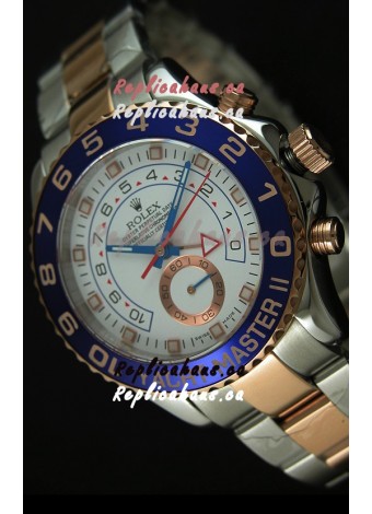 Rolex Yachtmaster II Two Tone Pink Gold - 1:1 Replica (Working Stopwatch)