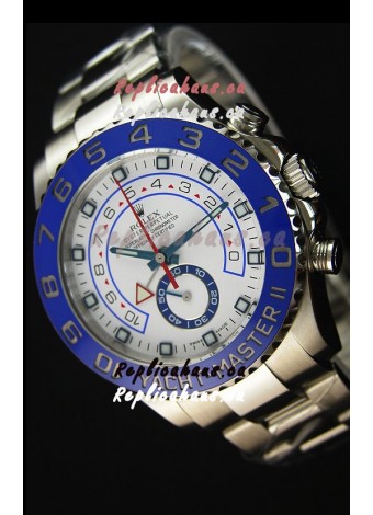 Rolex Yachtmaster II Stainles Steel Ref.116680 1:1 Mirror Replica Watch (Working Stopwatch Edition) 
