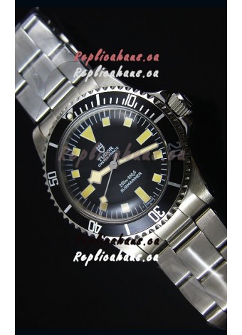 Tudor Oyster Prince Vintage 200M Black Dial Squre Markers Swiss 1:1 Mirror Replica Watch 