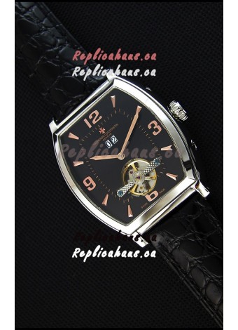 Vacheron Constantin Malte Japanese Tourbillon Replica Watch Black Dial