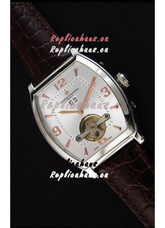 Vacheron Constantin Malte Japanese Tourbillon Replica Watch White Steel Dial