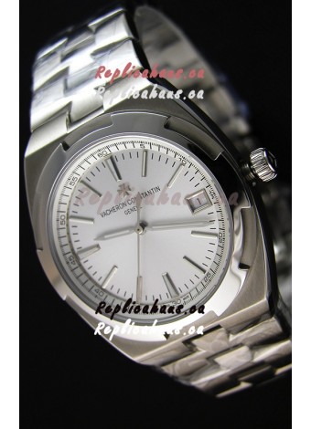 Vacheron Constantin Overseas Steel White Dial Swiss Replica 1:1 Mirror Watch 