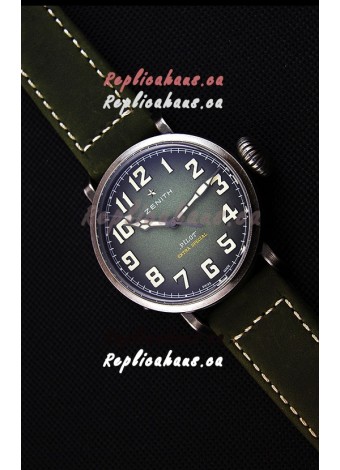 Zenith Pilot Type 20 Extra Special Green Dial Swiss Replica Watch 40MM