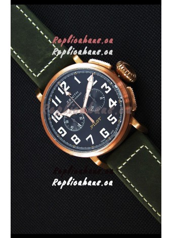 Zenith Pilot Type 20 Chronograph - Extra Special 45MM Swiss Replica Watch 