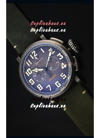 Zenith Pilot Heritage Edition Ton-Up 1:1 Mirror Swiss Replica Watch