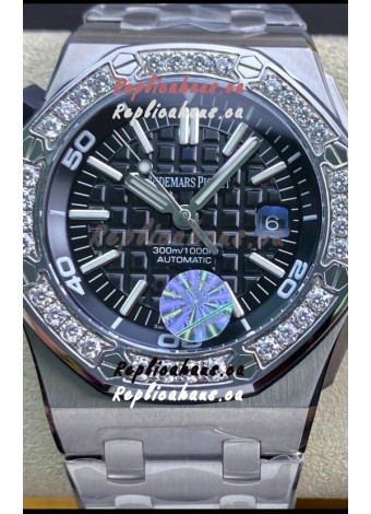 Audemars Piguet Royal Oak Offshore Diver 1:1 Mirror Swiss Replica Watch - Steel Strap