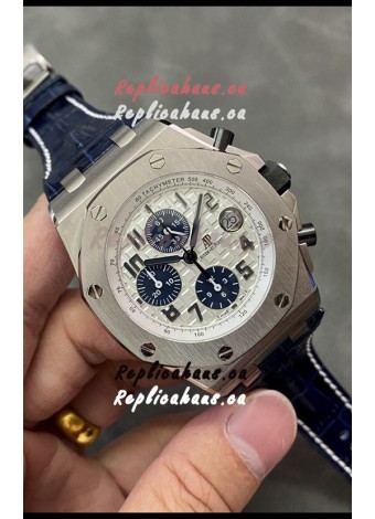 Audemars Piguet Royal Oak Offshore Chronograph White Dial 904L Steel 1: 1 Mirror 3126 Movement