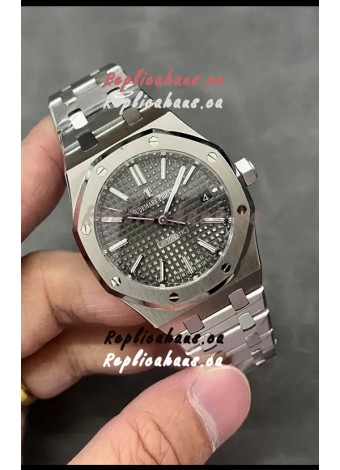 Audemars Piguet Royal Oak 37MM Grey Dial 904L Steel Watch in 3120 Movement - 1:1 Mirror Replica