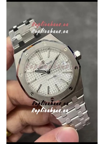 Audemars Piguet Royal Oak 37MM White Dial 904L Steel Watch in 3120 Movement - 1:1 Mirror Replica