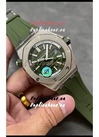 Audemars Piguet Royal Oak 1:1 Ultimate Swiss Replica Watch Green Dial Cal.3120 Movement