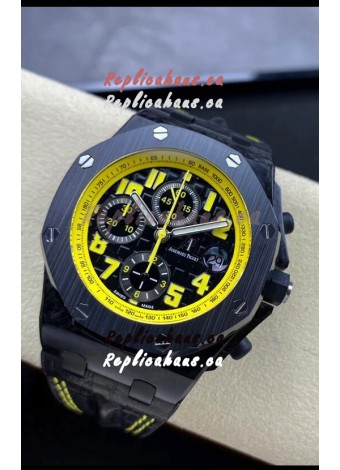 Audemars Piguet Royal Oak Offshore Bumble Bee Black Dial Chronograph 1:1 Mirror Replica Watch