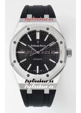 Audemars Piguet Royal 15400 41MM Black Dial 904L Steel CAL.3120 Movement 1:1 Mirror Replica