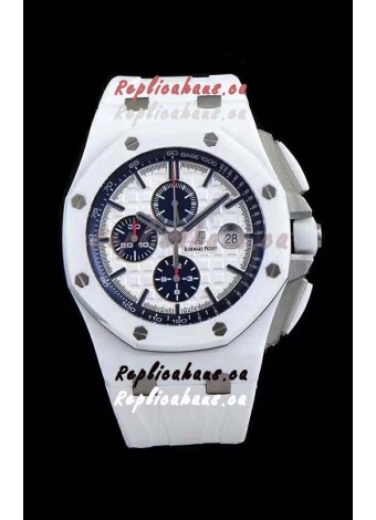 Audemars Piguet Royal Oak Offshore White Ceramic - Ultimate 1:1 3126 Movement