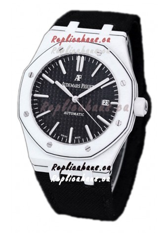 Audemars Piguet Royal Oak Ref.15400 Forged Carbon Casing Watch Black Dial in 1:1 Mirror Replica