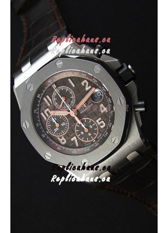 Audemars Piguet Royal Oak Offshore Brown Dial Chronograph 1:1 Mirror Replica Watch 