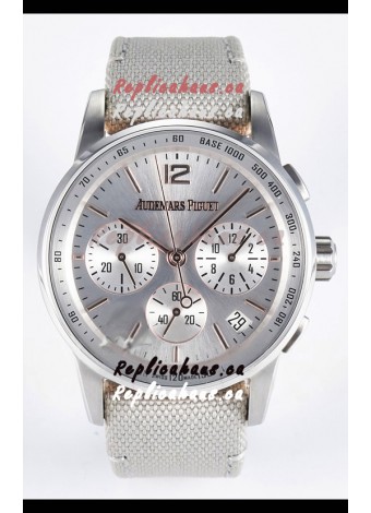Audemars Piguet CODE 11.59 Chronograph Swiss Replica Watch in 904L Steel Silver Dial