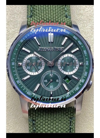 Audemars Piguet CODE 11.59 Chronograph Swiss Replica Watch in 904L Steel Green Dial