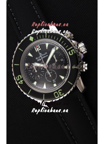 Blancpain Blancpain Fifty Fathoms Chronograph Flyback Black 1:1 Mirror Replica Watch
