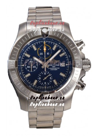 Breitling Avenger Chronograph 45 Blue Dial 1:1 Mirror Swiss Replica Watch 
