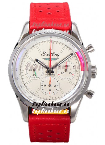 Breitling Top Time B01 Ford Thunderbird Leather Strap 1:1 Mirror Swiss Replica Watch 