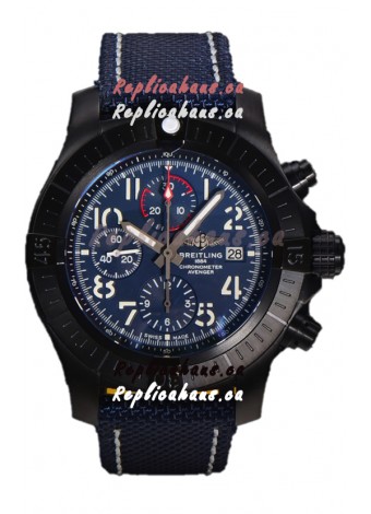 Breitling Avenger Chronograph 45 Blue Dial 1:1 Mirror Swiss Replica Watch 