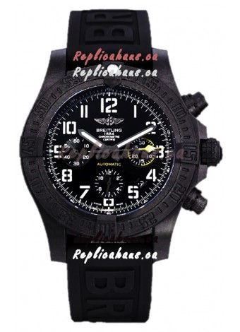 Breitling Avenger Hurricane Chronograph Black Dial - DLC Coating Swiss Replica Watch