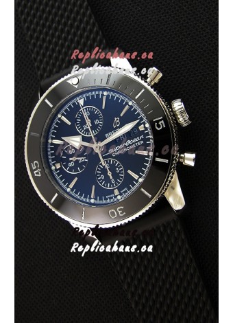 Breitling Superocean Heritage II Black Dial 46MM 1:1 Mirror Swiss Replica Watch 