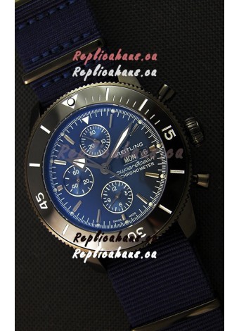 Breitling Superocean Heritage II Outerknown Blacksteel NATO Strap 1:1 Mirror Replica Watch 