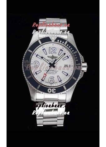 Breitling Superocean Automatic 44 Steel - White Dial 1:1 Mirror Replica