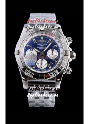 Breitling Chronomat B01 Blue Dial 904L Steel Swiss 1:1 Mirror Replica Watch