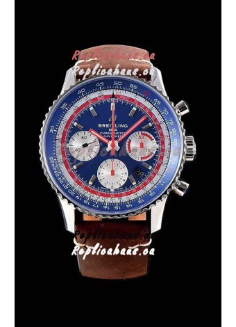 Breitling Navitimer 1 B01 Chronograph PAN AM Edition 43MM - 904L 1:1 Mirror Replica Watch 