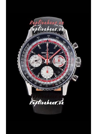 Breitling Navitimer 1 B01 Chronograph SWISSAIR Edition 43MM - 904L 1:1 Mirror Replica Watch 