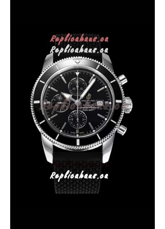 Breitling SuperOcean Heritage II 44MM Black Dial Swiss Replica Watch 