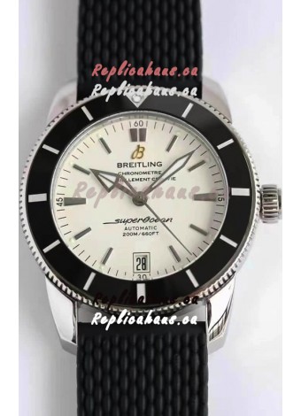 Breitling SuperOcean Heritage II B20 42MM White Dial Swiss Replica Watch - 1:1 Mirror Edition