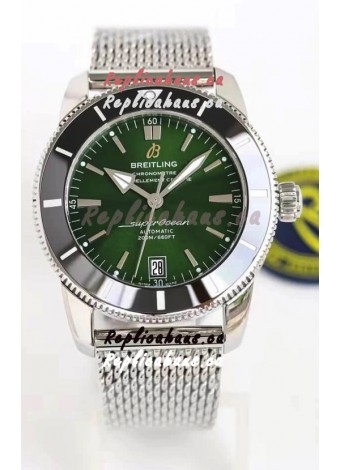 Breitling SuperOcean Heritage II B20 44MM Green Dial 1:1 Mirror Replica Watch 